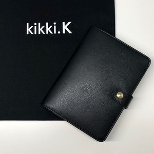 Kikki.k Black Leather Personal Size Planner